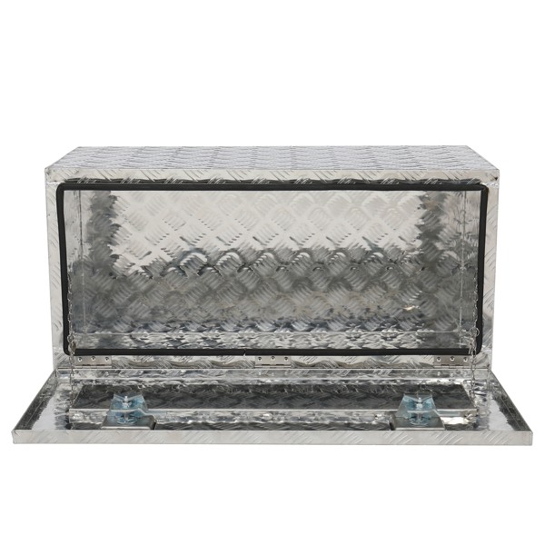 36″ Aluminum Under Body Toolbox 5 Bar Tread Silver