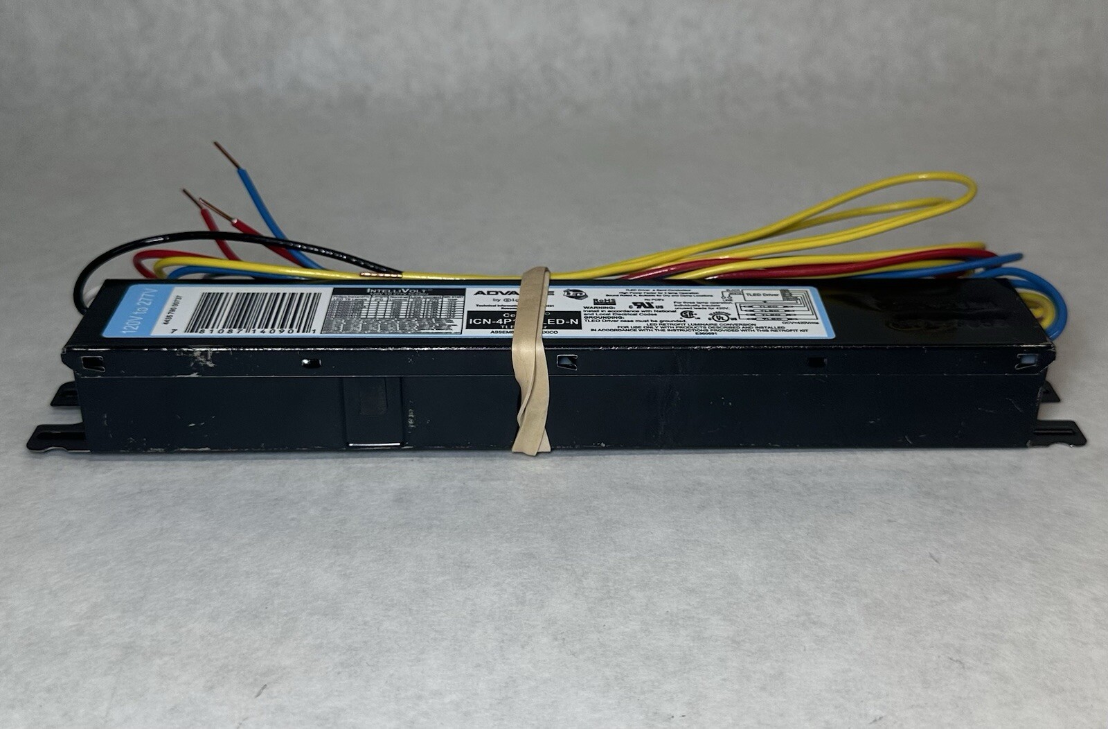 NEW (Lot of 5) Advance ICN-4P16-TLED-N LED T8 Driver, 120V to 277V, 4-Lamp