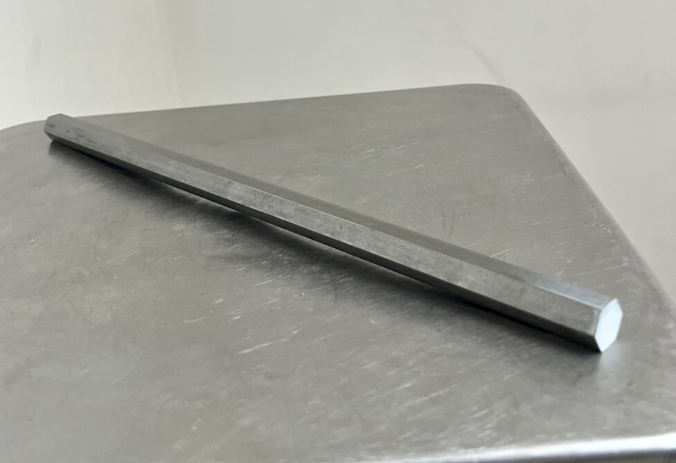 12L14 Carbon Steel Bar Stock CNC Lathe, Machining 1/2″ Hex x 12″ Long