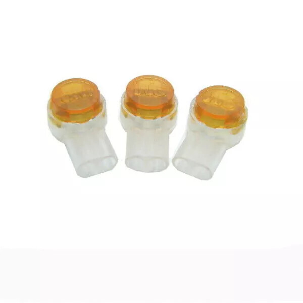 200PCS Twin 2 Wire Scotchlok Scotch Lock Gel Fill Splice Crimp Connector