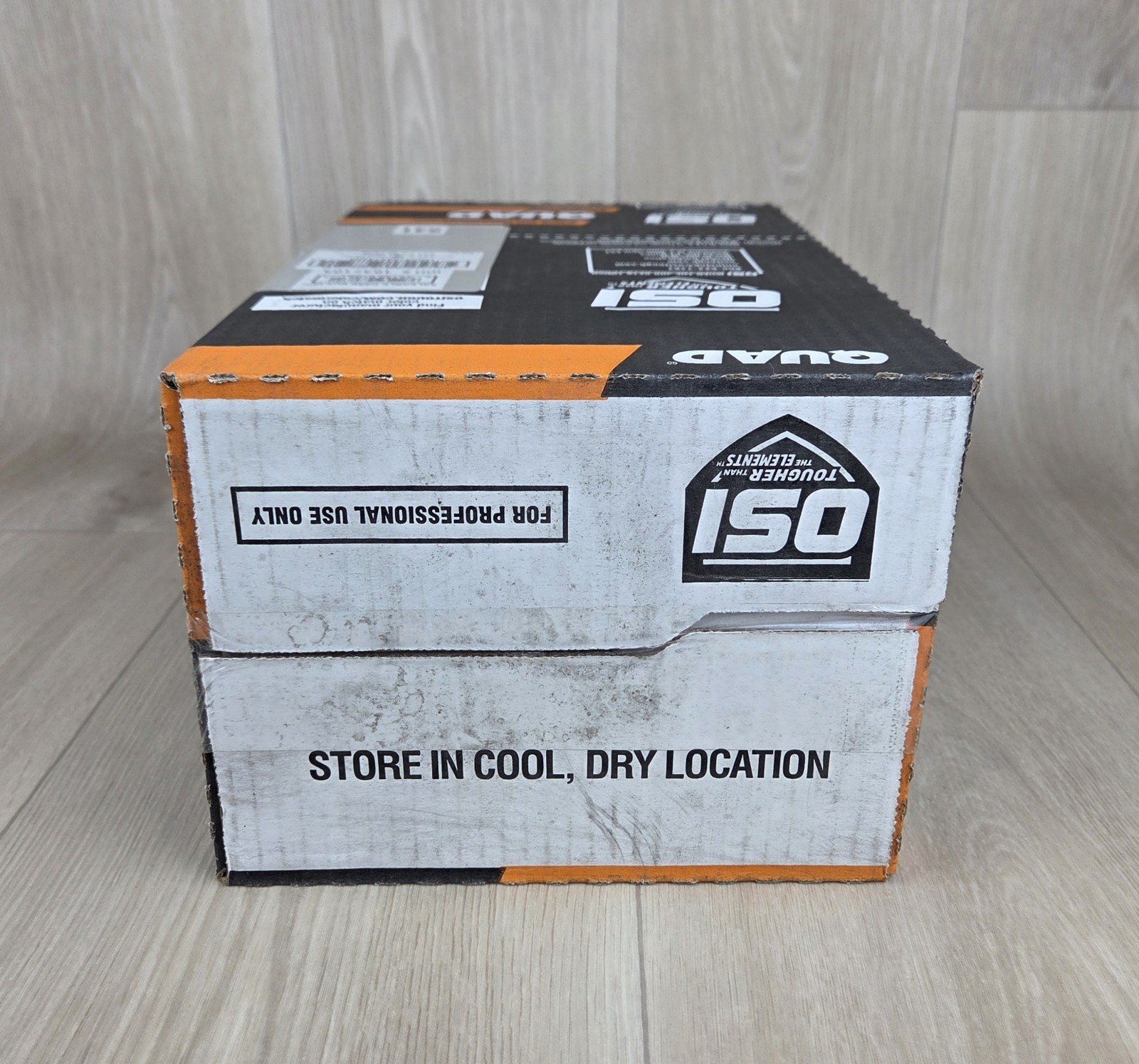 12 Pack OSI QUAD VOC #541 Pearl Gray Window Door & Siding Sealants All Season