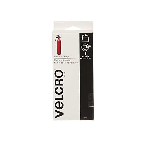 Velcro VEK90593 Industrial Strength Hook & Loop Tape 2″x4′ Black