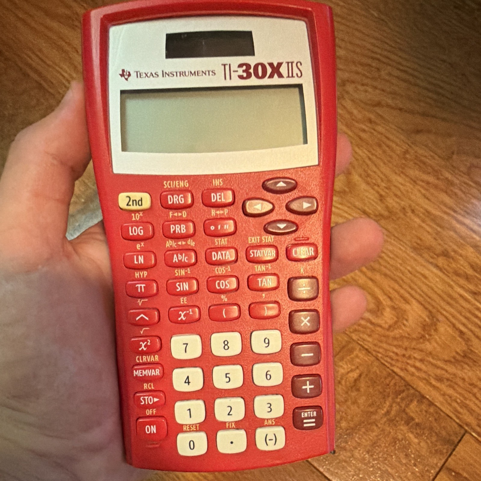 Texas Instruments TI-30X IIS Scientific Calculator LCD Solar/Battery Slide Cover