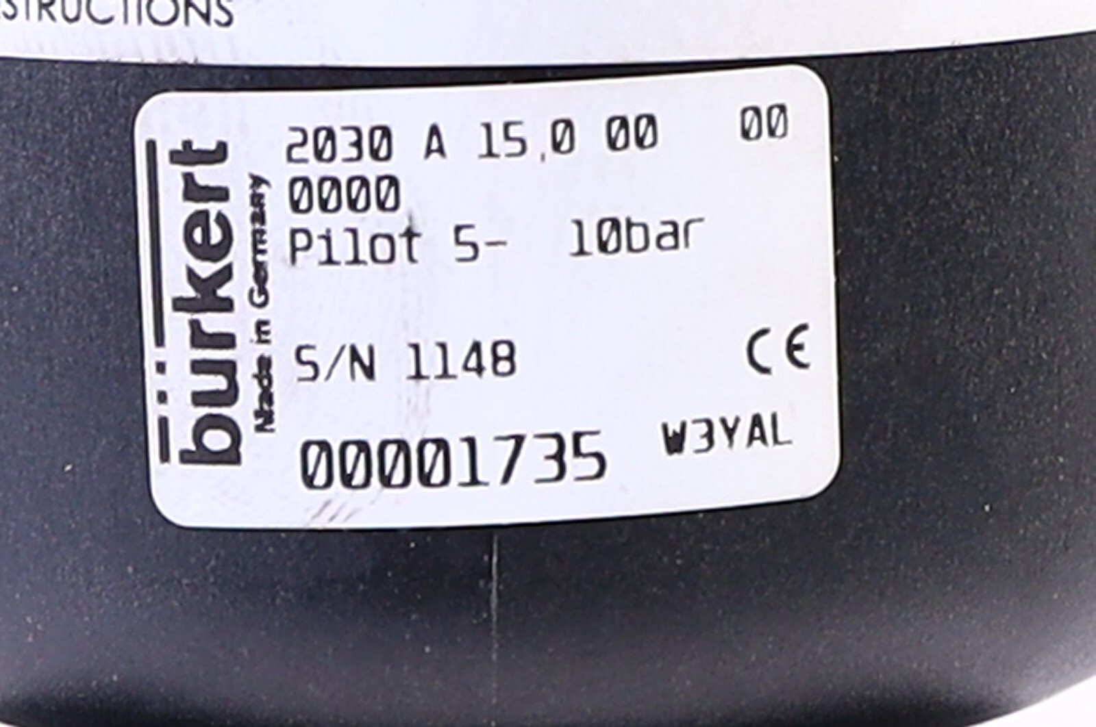 BURKERT 2030 A 15,0 00 00 0000 00001735