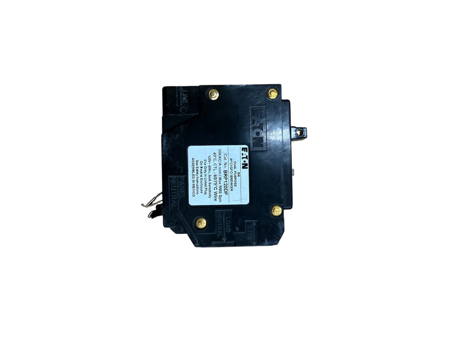 Eaton BRP120DF 120 20A 1-Pole Circuit Breaker