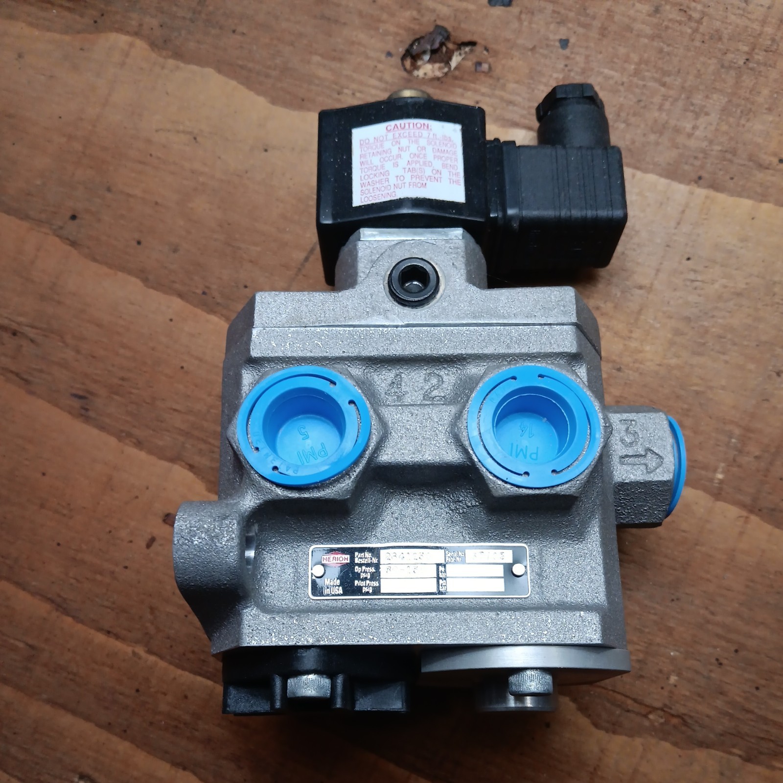 HERION 2641250 0801.024.00 valve NOS