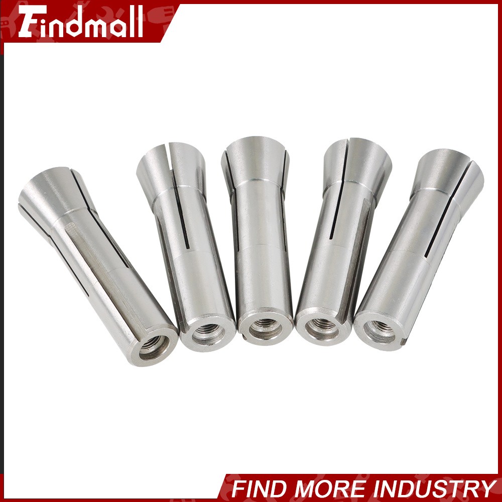 Findmall 10PCS R8 Round Spring Collet 3, 4, 5, 6, 8, 10, 12, 14, 18 and 20mm Set