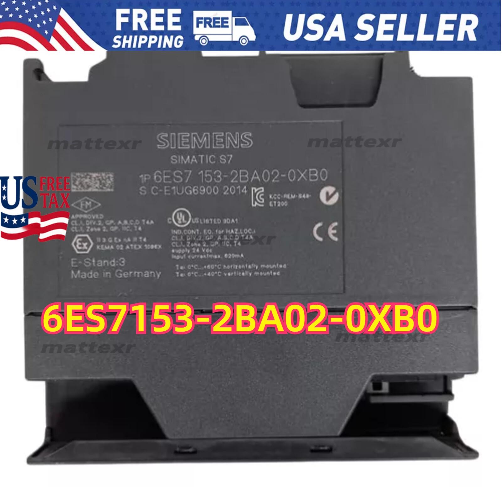 New Siemens 6ES7 153-2BA02-0XB0 6ES7153-2BA02-0XB0 SIMATIC DP ET 200M