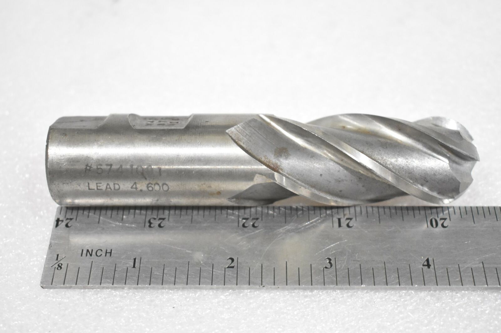 5741091 LEAD=4.600″ 4-FLUTE END MILL M42 HIGH SPEED STEEL