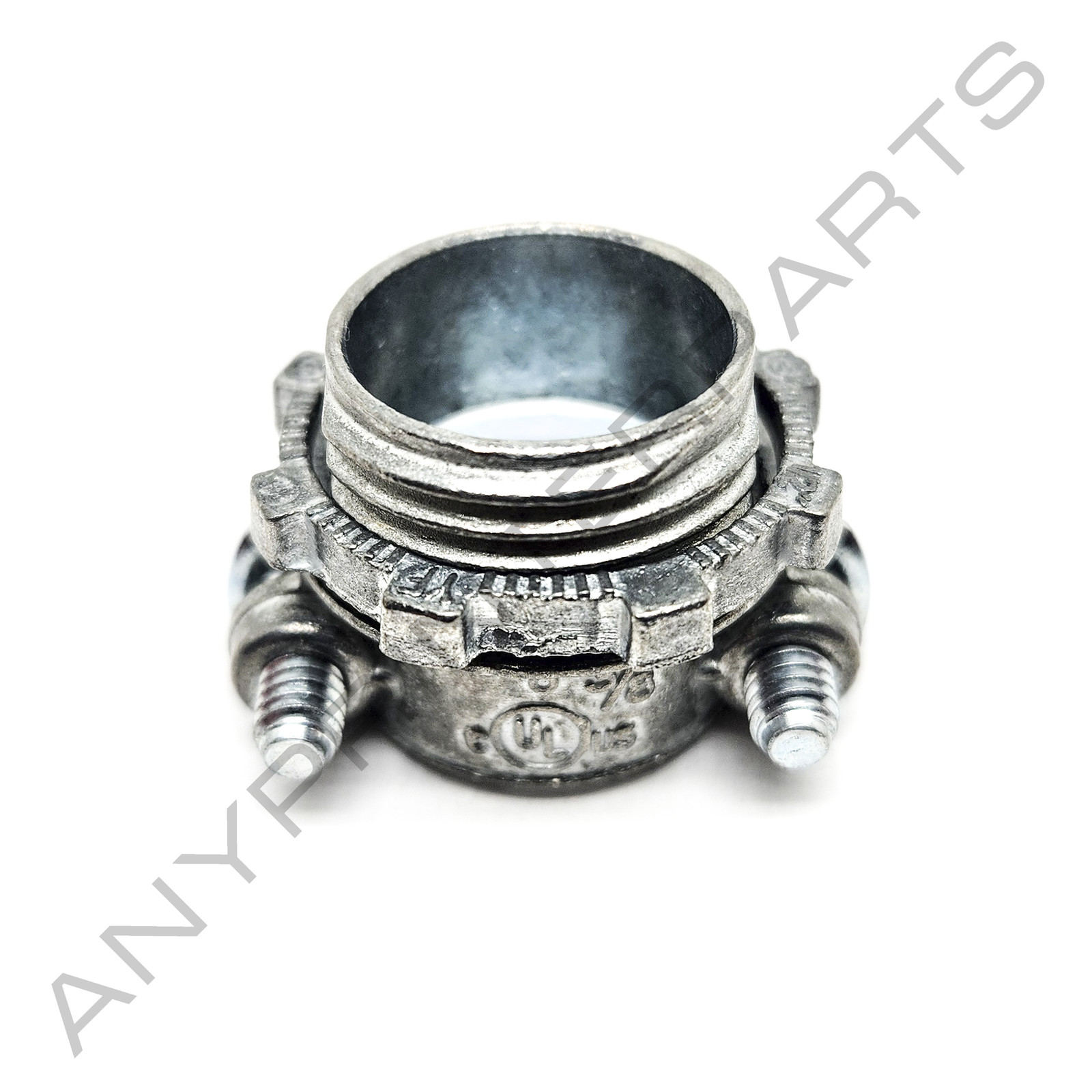 Bulk 100 pcs 3/8 in Flexible Metal Conduit Combination Romex Connector Fitting