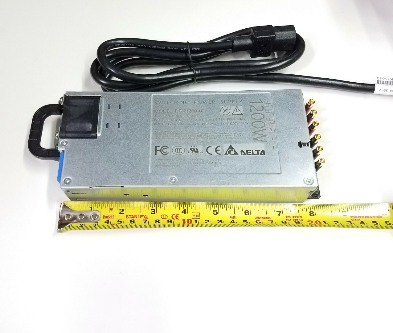 12V DC 100A 1200W Power Supply RC Charger 3 pairs of 4mm Bullet Outputs