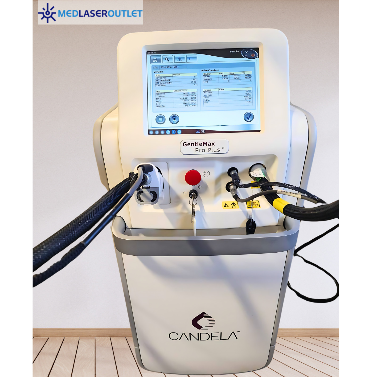 Candela GentleMax Pro Plus – 2-3 Years Extended Warranty Available