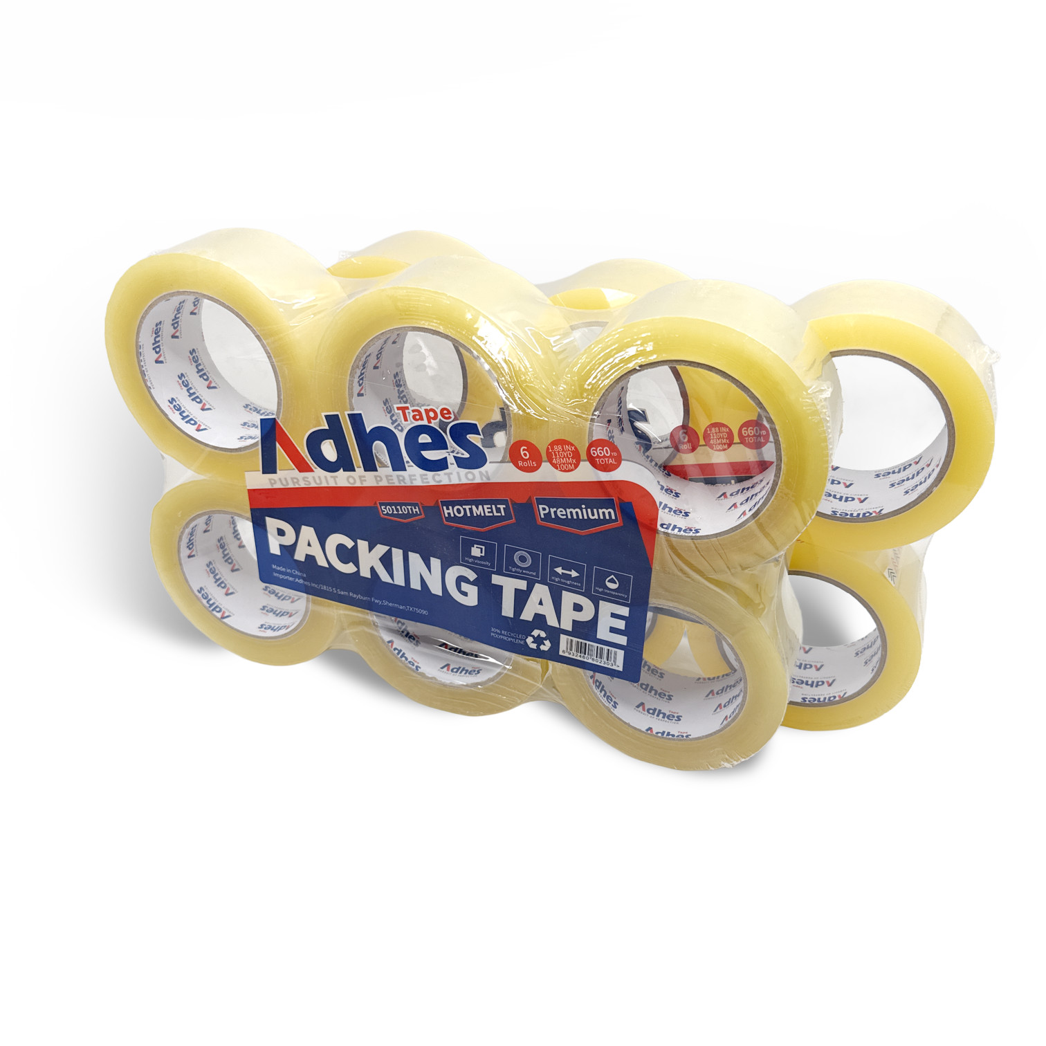 12 Rolls Clear Packing Packaging Sealing Tape 2″ x 110 Yards fast shipping