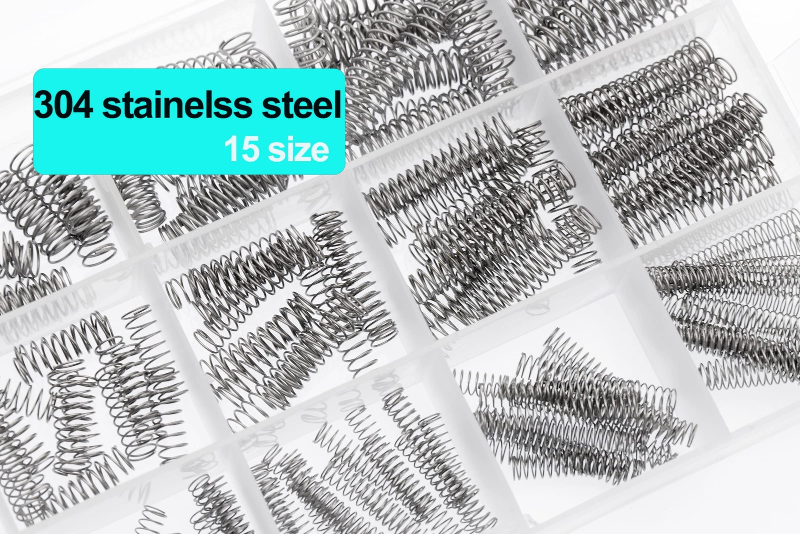 CO-RODE 240pcs 15 Sizes 0.011″ x 0.39″, x 0.59″, …, 0.02″ x 1.19″