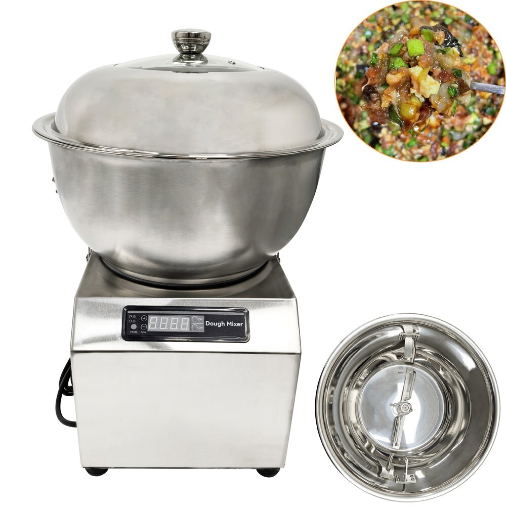 8kg Dough Mixer Dumpling Stuffing Mixer Dougn Kneading Machine Reverse Rotation
