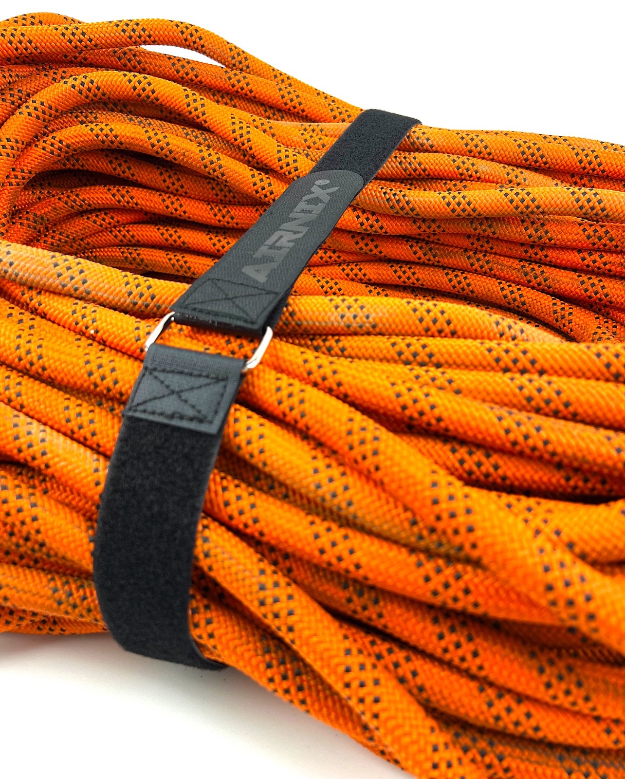 AIRNIX Hook and Loop Reusable Nylon Cinch Straps, Securing Cable Straps, Black