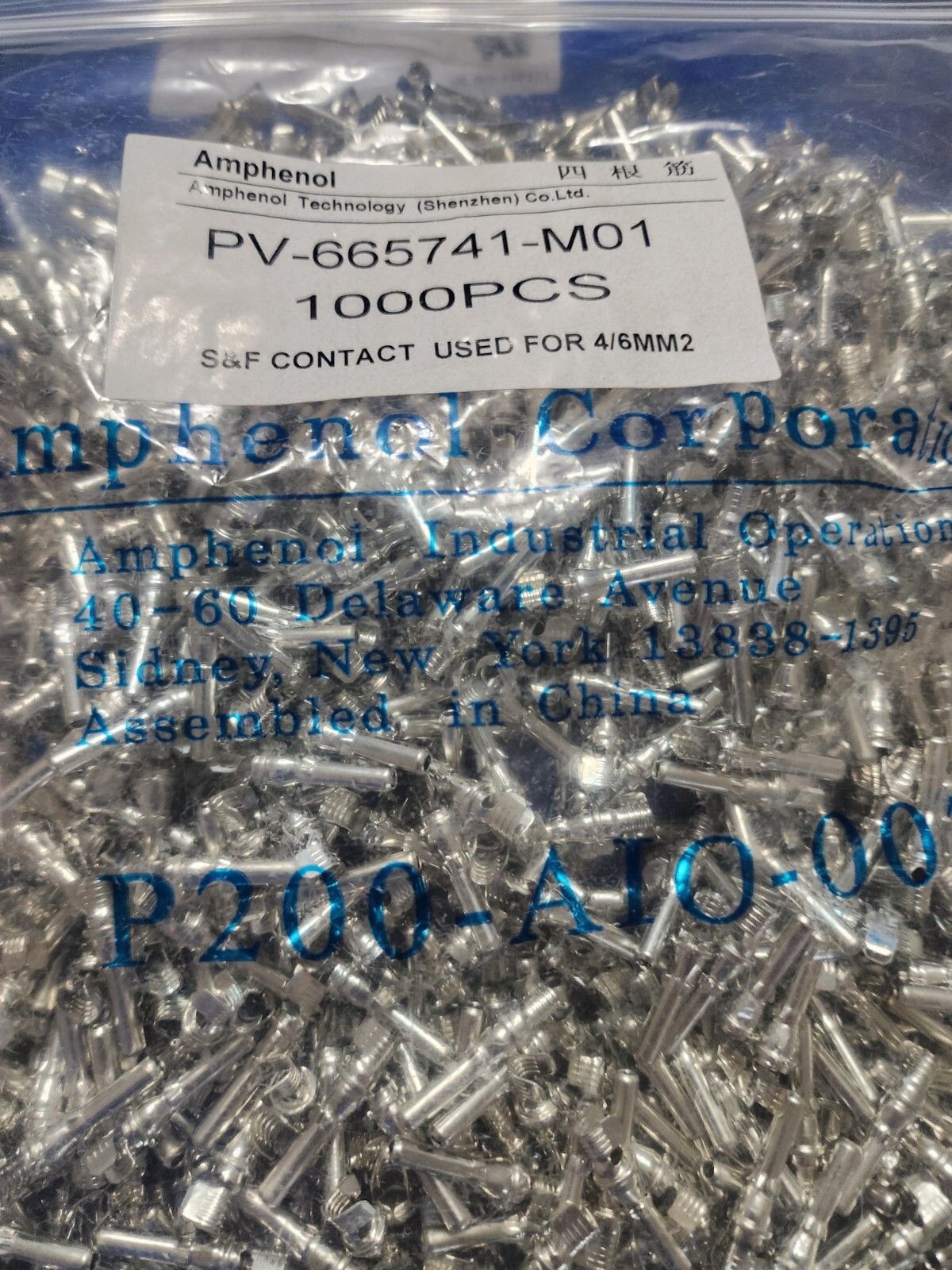 Lot Of 10 Pairs H4 Amphenol H4cfc4d And H4CMC4D SOLAR CONNECTORS 4/6mm2