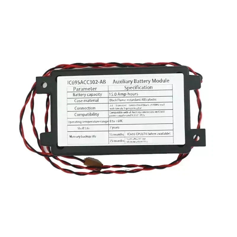US STOCK Fanuc IC695ACC302-AB lipo-Battery Module NEW IN BOX