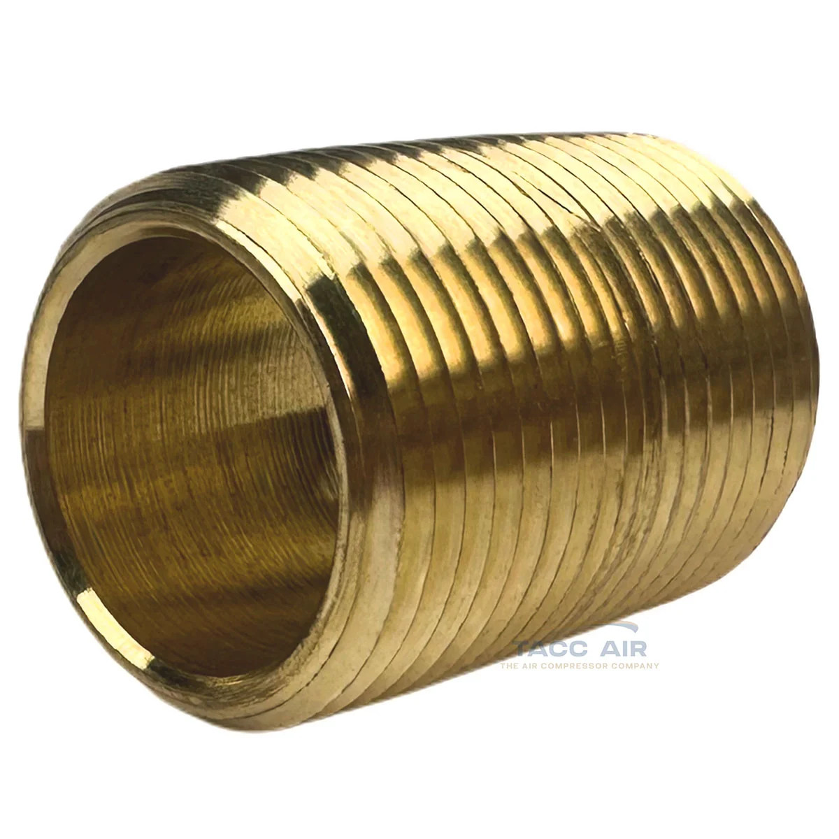4 Pack Brass Close Pipe Nipple Fitting 3/4″ MNPT x 3/4″ NPT Male Adapter