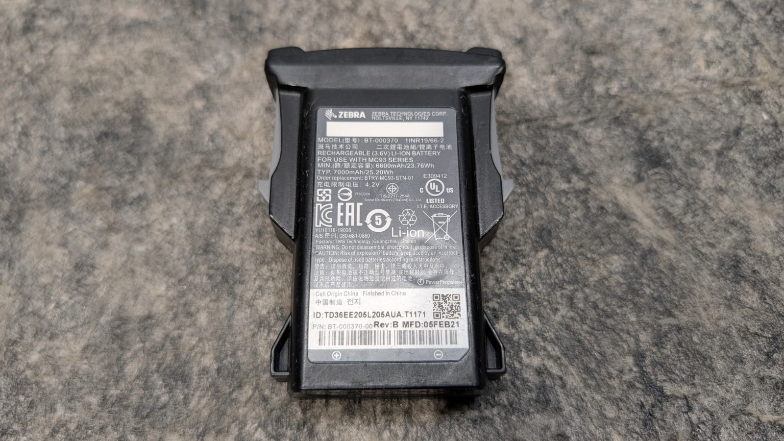 Zebra MC930P MC930P-GSFDG4NA 4GB 32GB 29-Key 4.3in Barcode Android Mobile