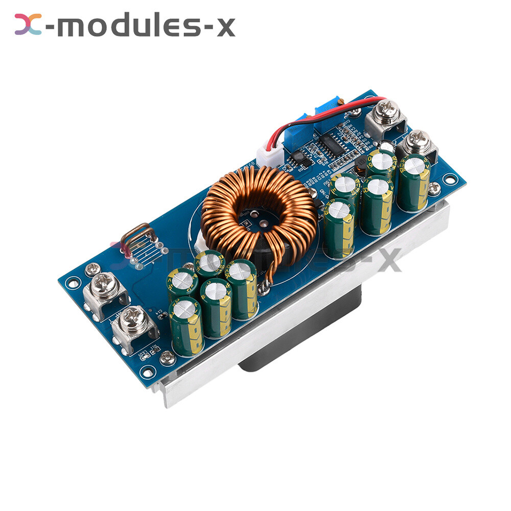 800W/1200W DC-DC Adjustable Buck Power Module DC15V-90V to DC2.5V-72V 28A/50A