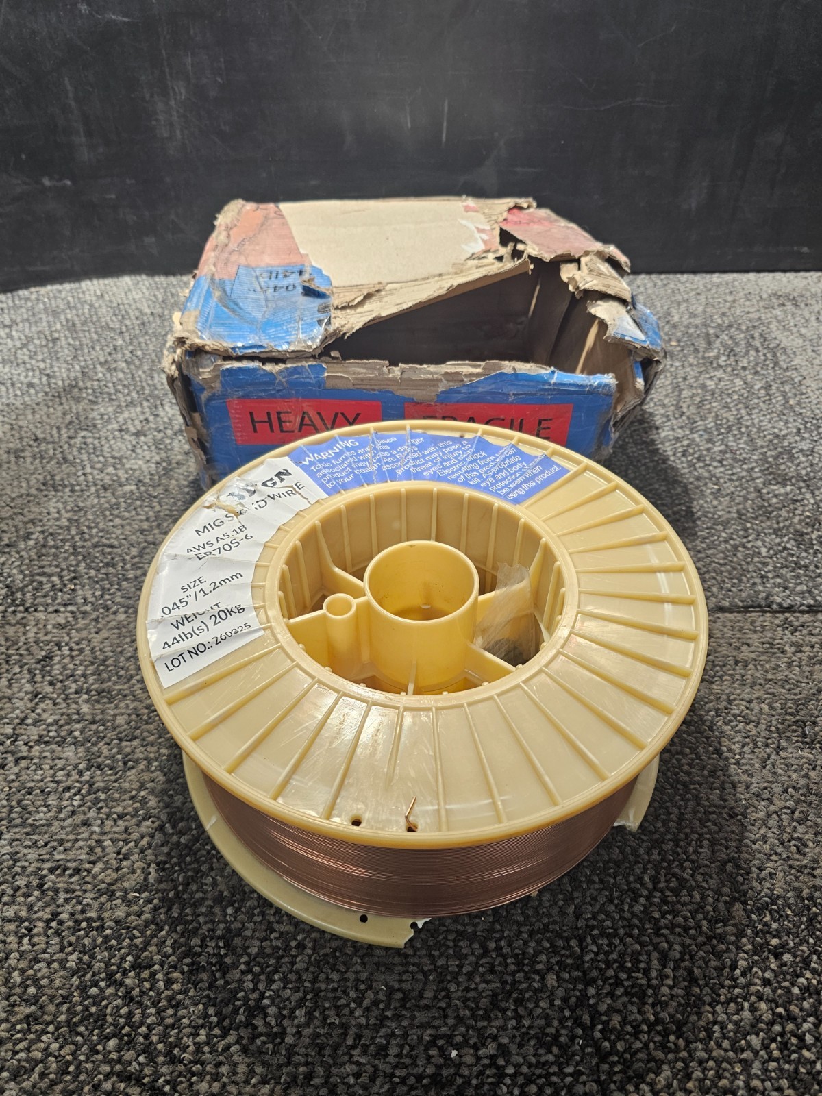PGN Solid MIG Welding Wire – ER70S-6 .045 Inch, 44 Pound Spool Mild Steel