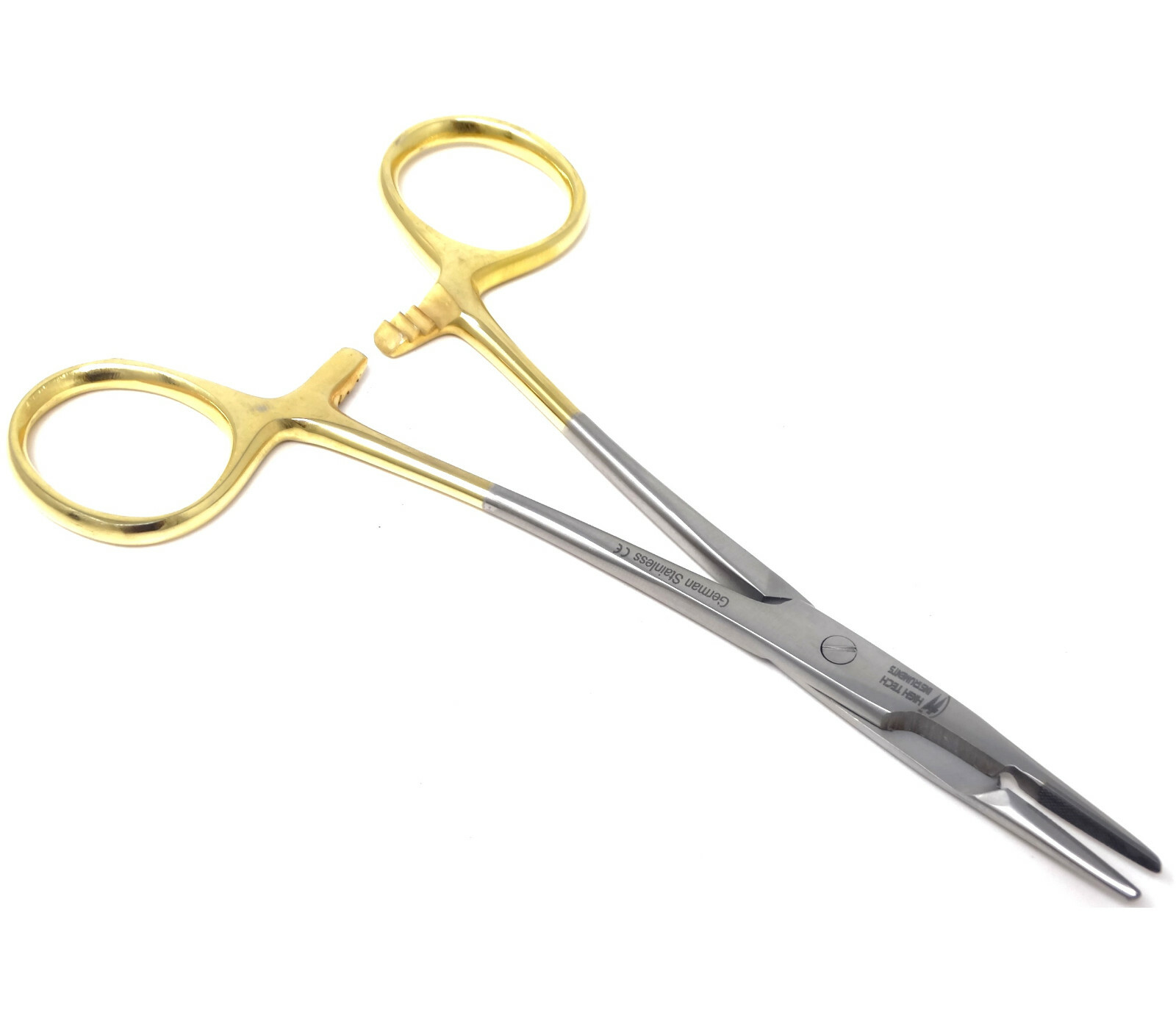 German T/C Olsen Hegar Needle Holder 5.5″ Serrated W/ Tungsten Carbide Insert