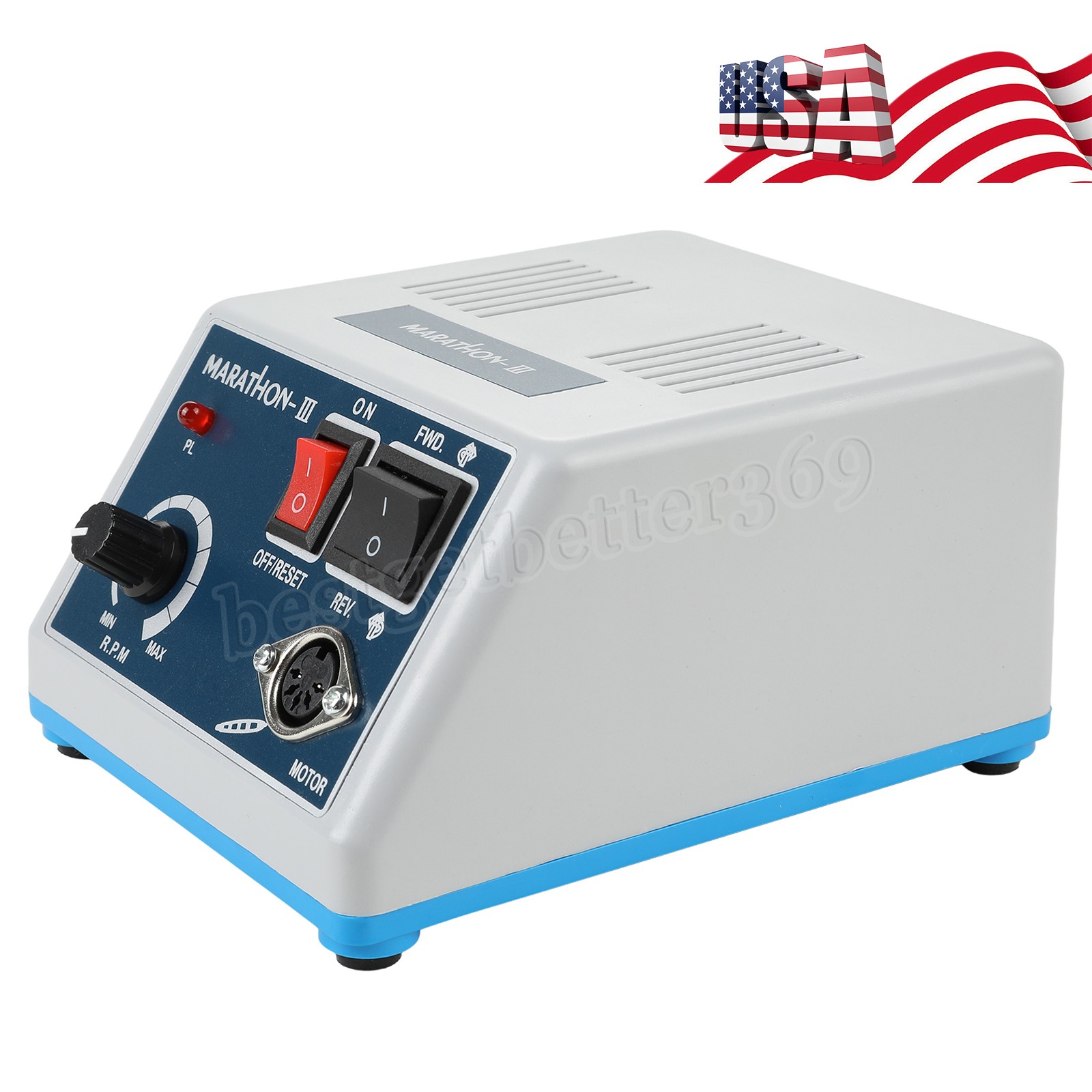 Dental Lab Marathon Electric Micromotor Polishing Unit + 35K rpm Motor Handpiece