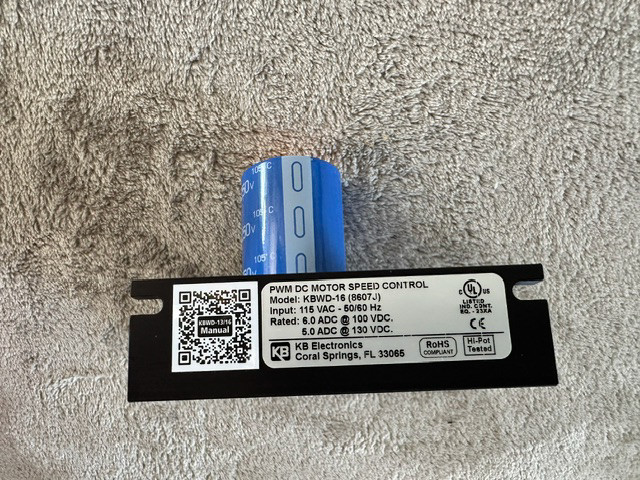 KB Electronics KBWD-16, KBWD16, Series 8607, 0-130VDC, .5 HP, Chassis, **New**