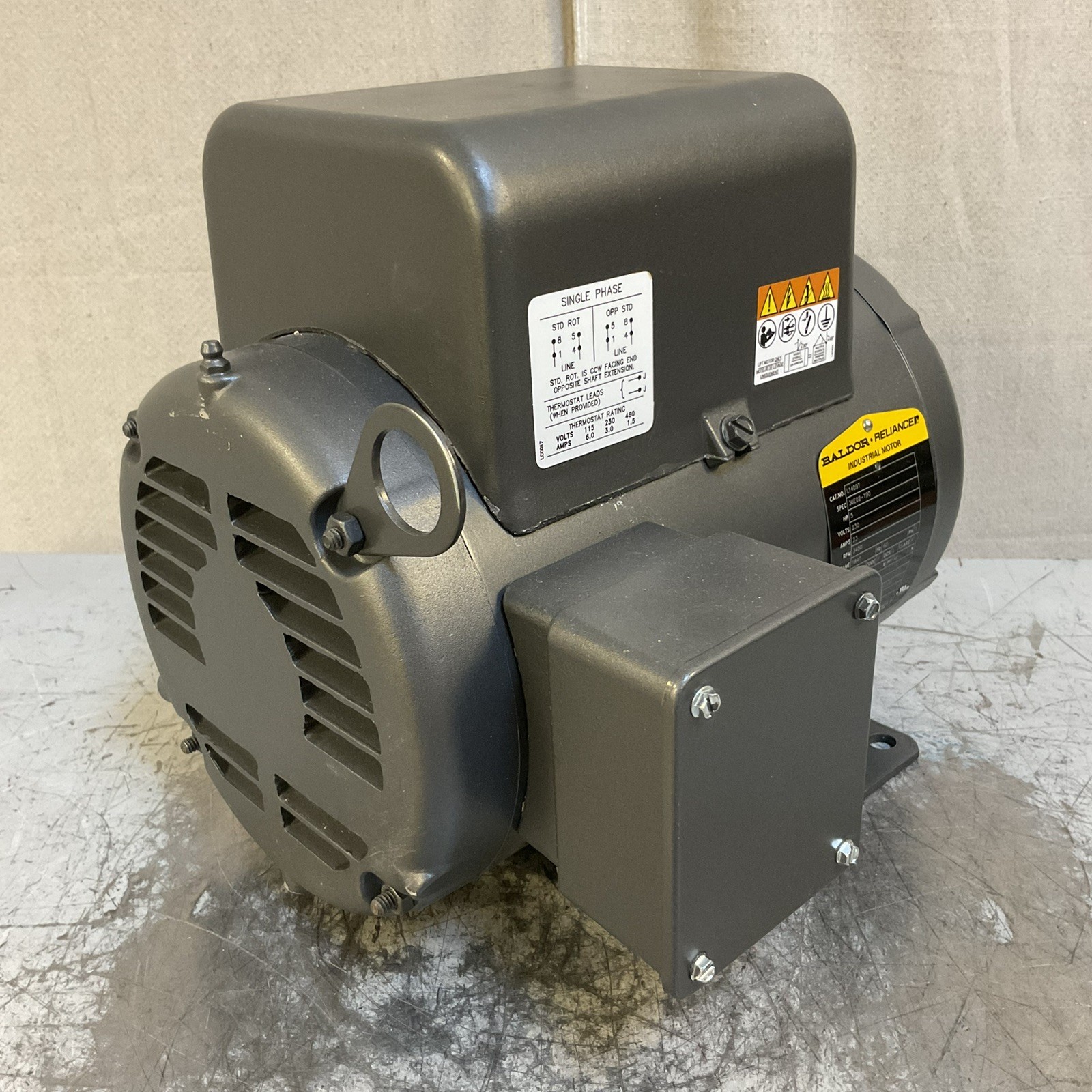 BALDOR L1409T General Purpose Motor 5hp 230V