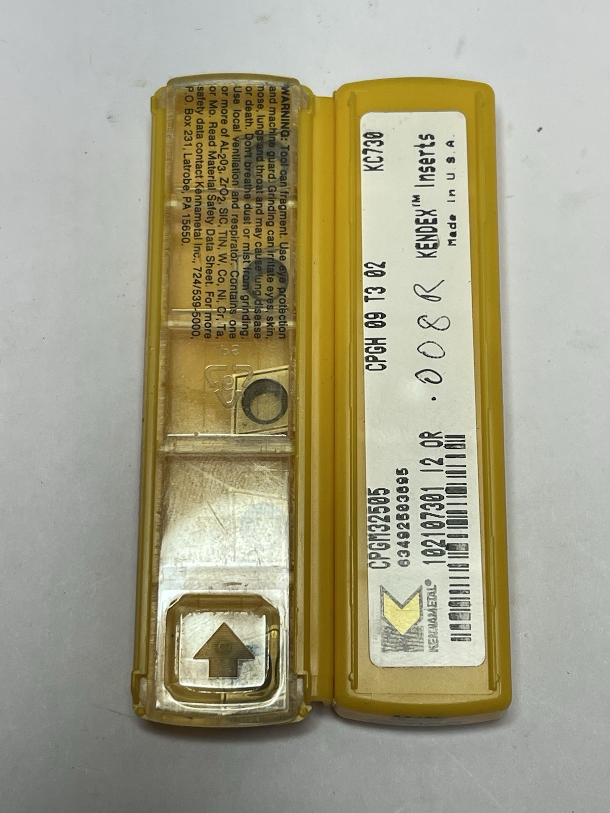 Kennametal CPGM32505/ CPGH09T302 K730 Carbide Turning Inserts Qty.10 (26MY605)