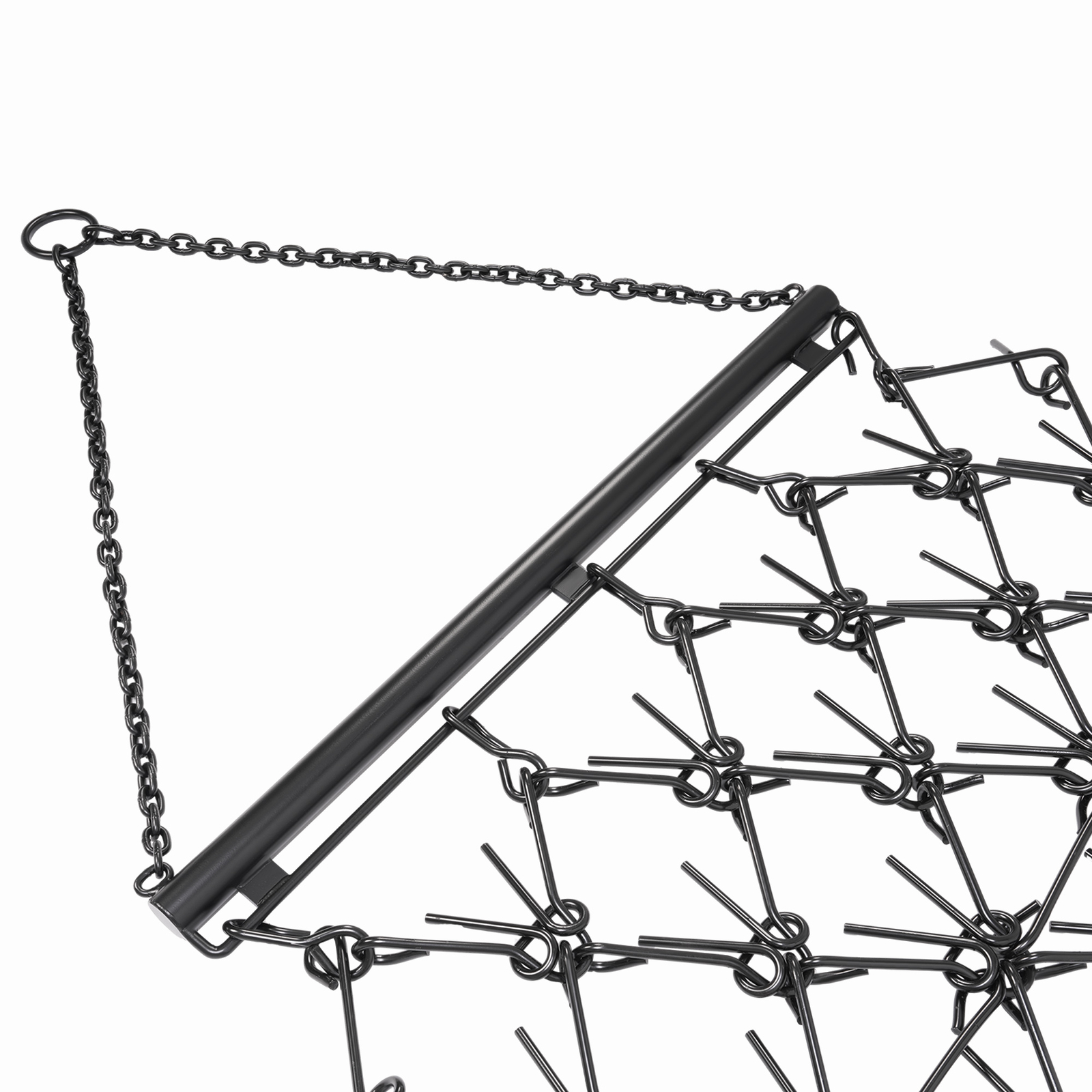 Steel Drag Harrow 4X4FT Heavy Duty Chain For ATV UTV Tractor Leveling Grading
