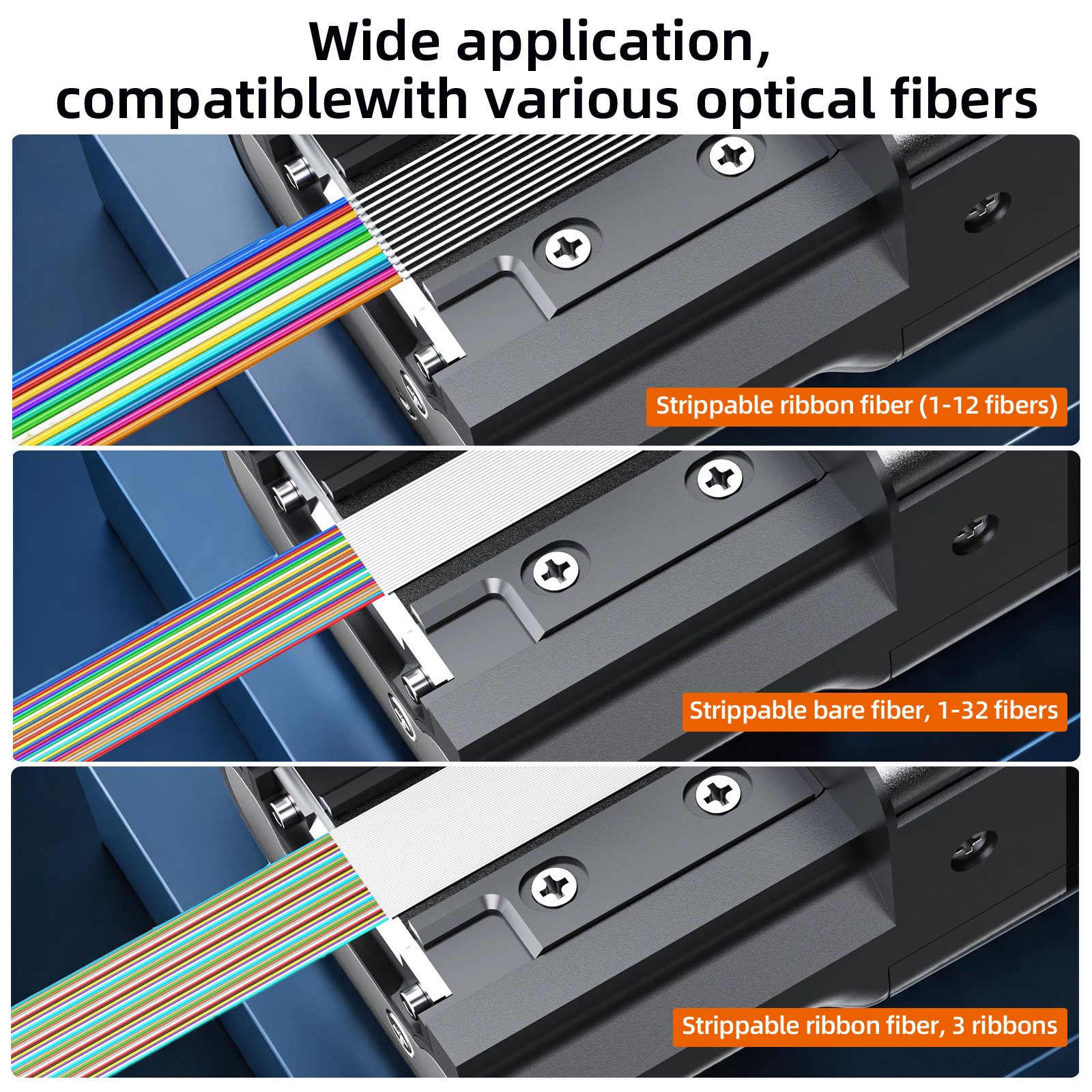 Fiber Optic Thermal Stripper 1-32 Core with Adjustable Heat Control