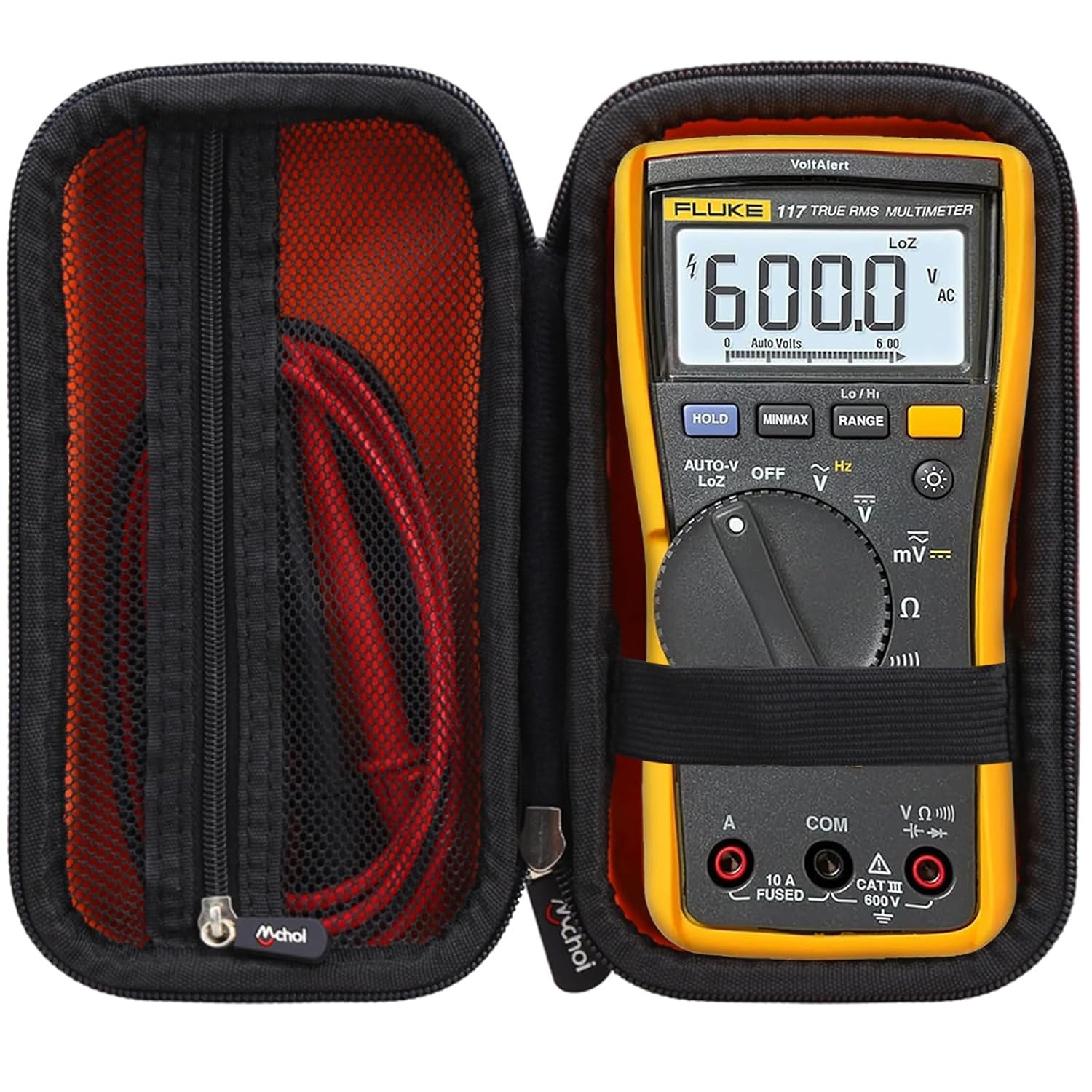 Hard Case Fits for Fluke 117/115/116/114/113 Digital Multimeter, Case Only