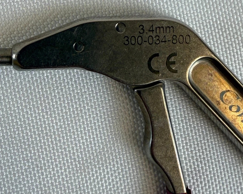 Stryker 300-034-800 Conquest 3.4mm Straight Backbiter Arthroscopic Punch Forcep