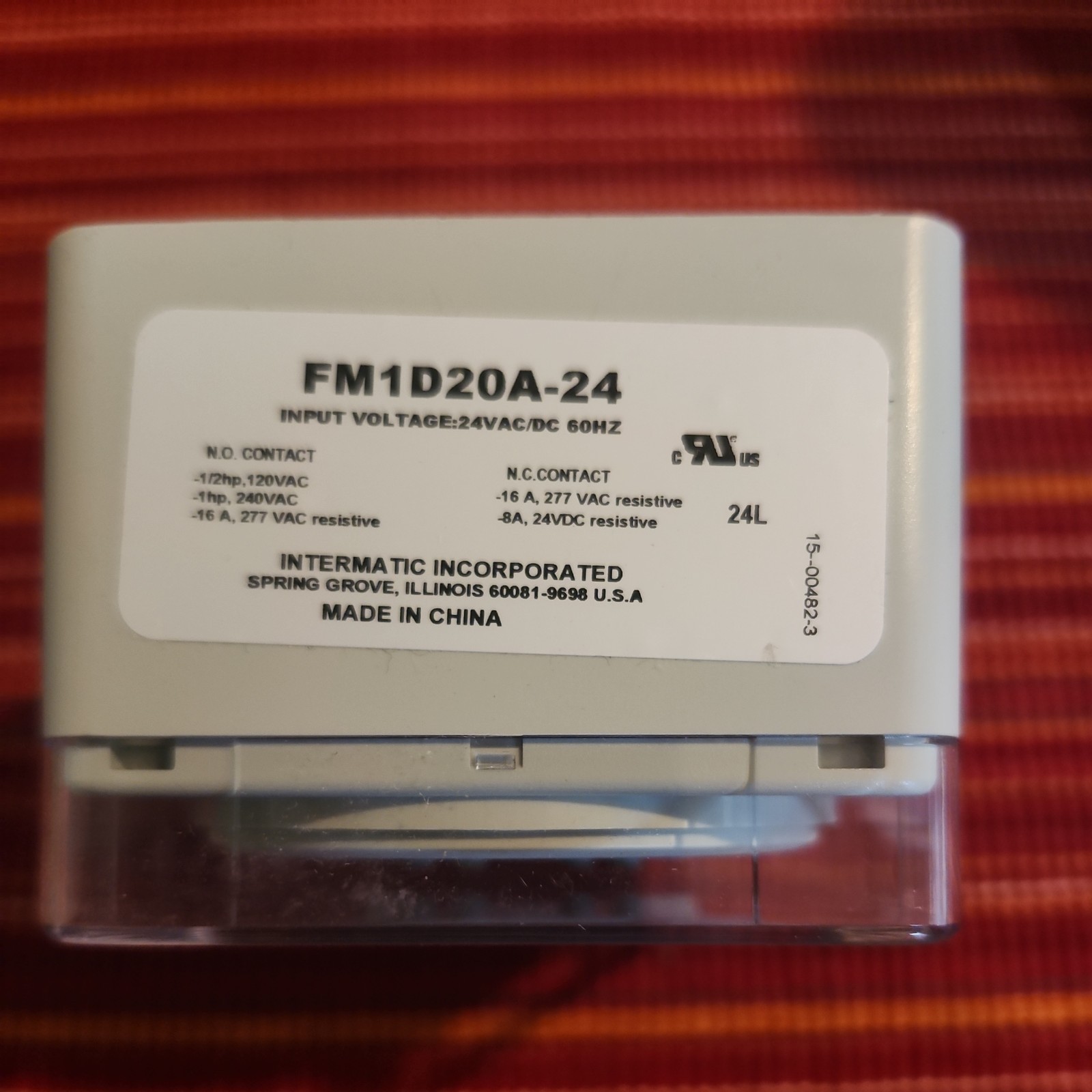 Intermatic FM1D20A-120 Electric Time Switch 24HR/7-Day 120V New in Factory Box