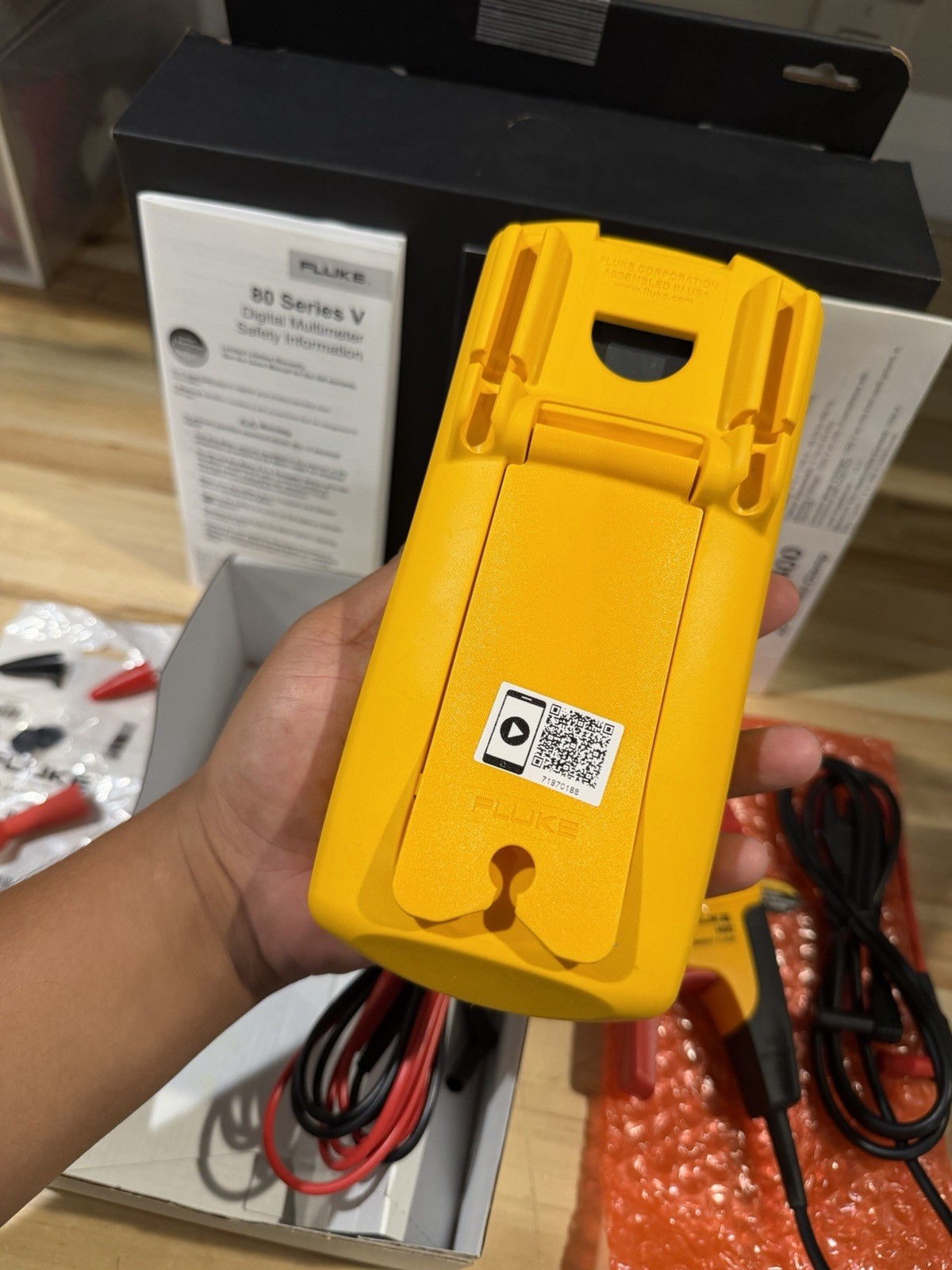 FLUKE 87V/IMSK INDUSTRIAL MULTIMETER SERVICE KIT W/ i400 AC CURRENT CLAMP