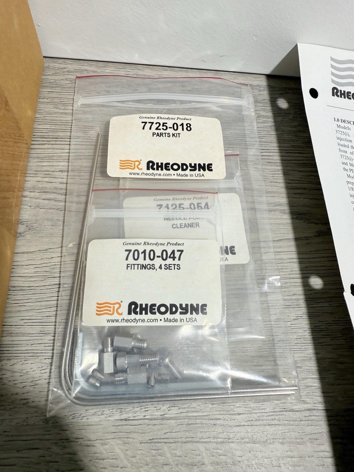 Agilent Technologies Rheodyne Valve Kit MI 5063-6502 7725I-075