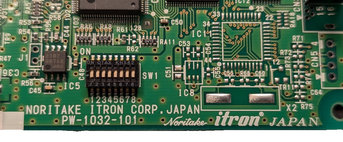 Noritake Itron GU256X128C-3900 256×128 Graphic VFD Display Module Japan