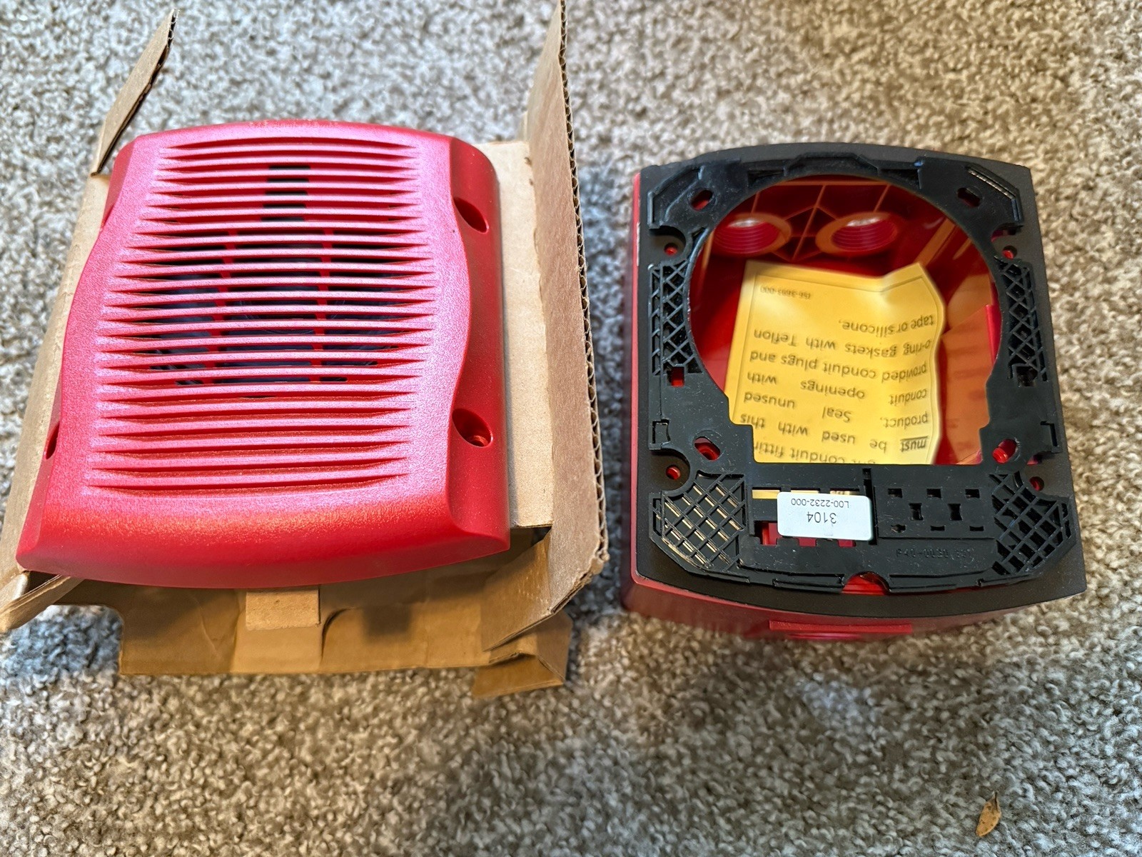 System Sensor SPRK SpectrAlert Advance Red Outdoor Wall Speaker NEW