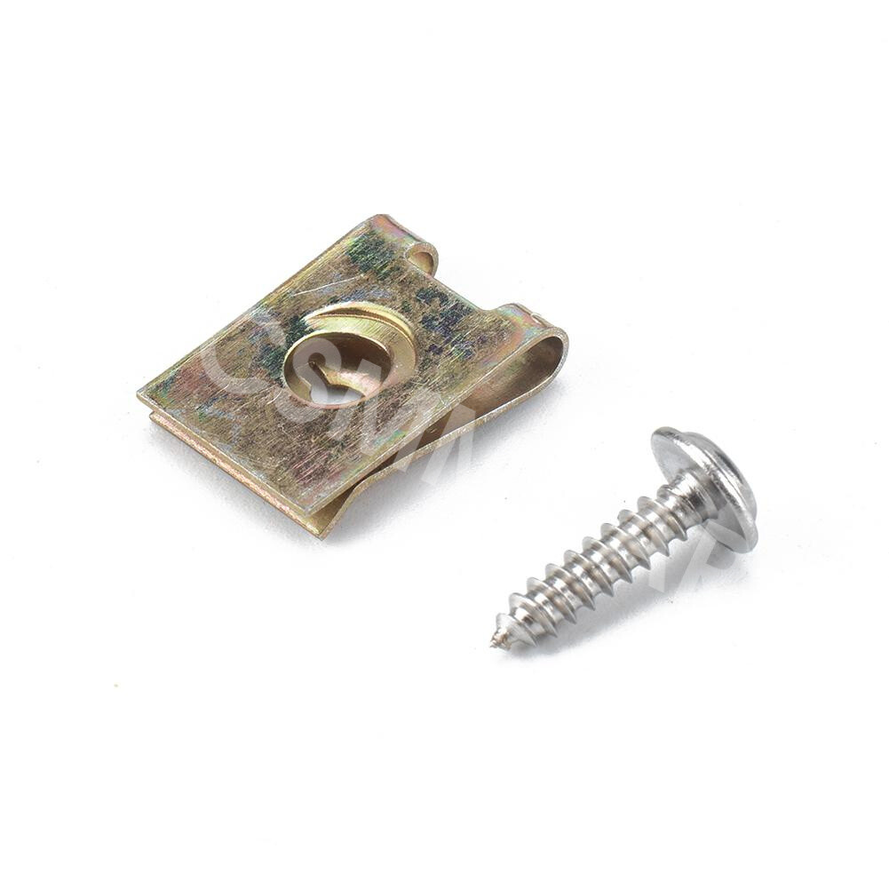 Speed Fasteners U Nuts Self Tapping Screw Spire U Clips For Car Interior Panels