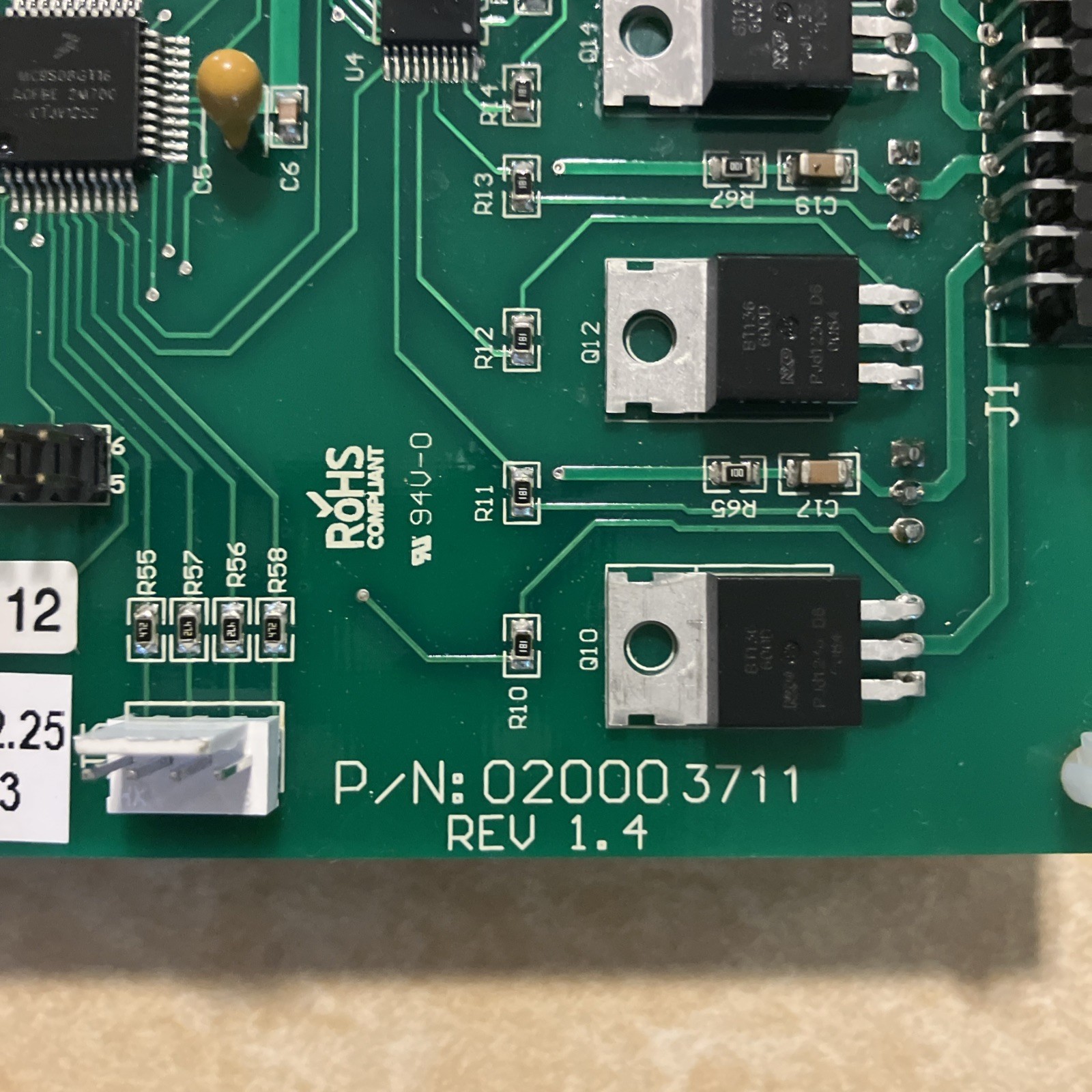 manitowoc beverage systems frp-250 control board 020003711