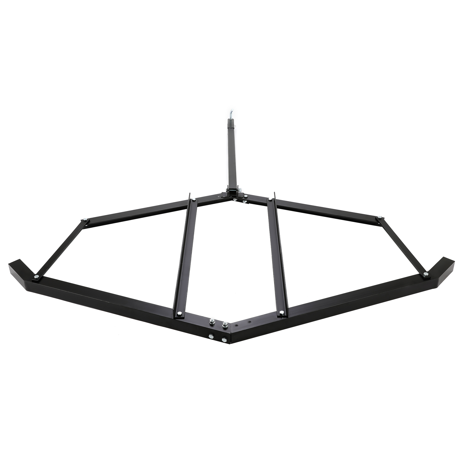 Tow Behind Drag Harrow 72″ Width For Garden Lawn Tractor Adjustable Center Bars