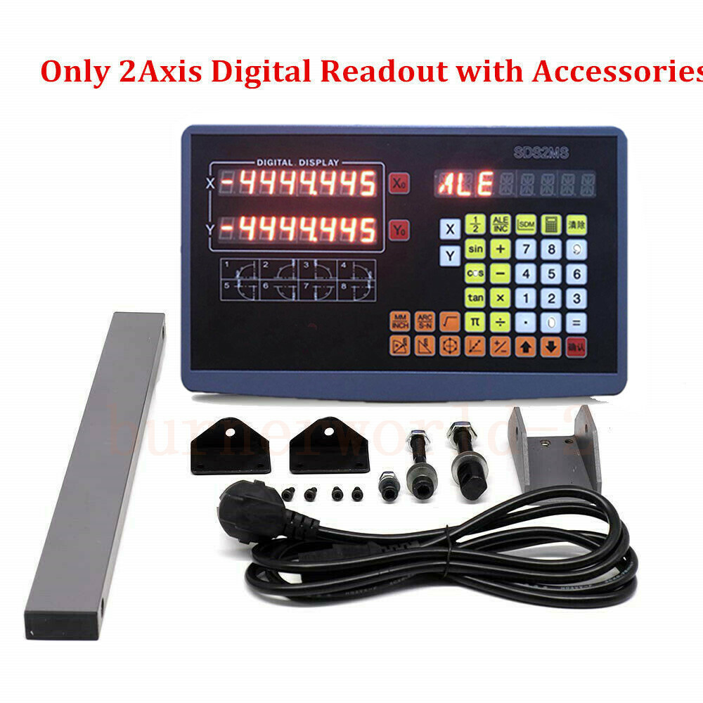 1μm TTL Linear Scale Encoder Grinder Kit 2/3 Axis High Precision Digital Readout