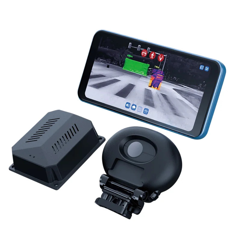 Thermal Imaging Dash Cam 256×192 Night Vision Camera for Cars, Driving Recorder