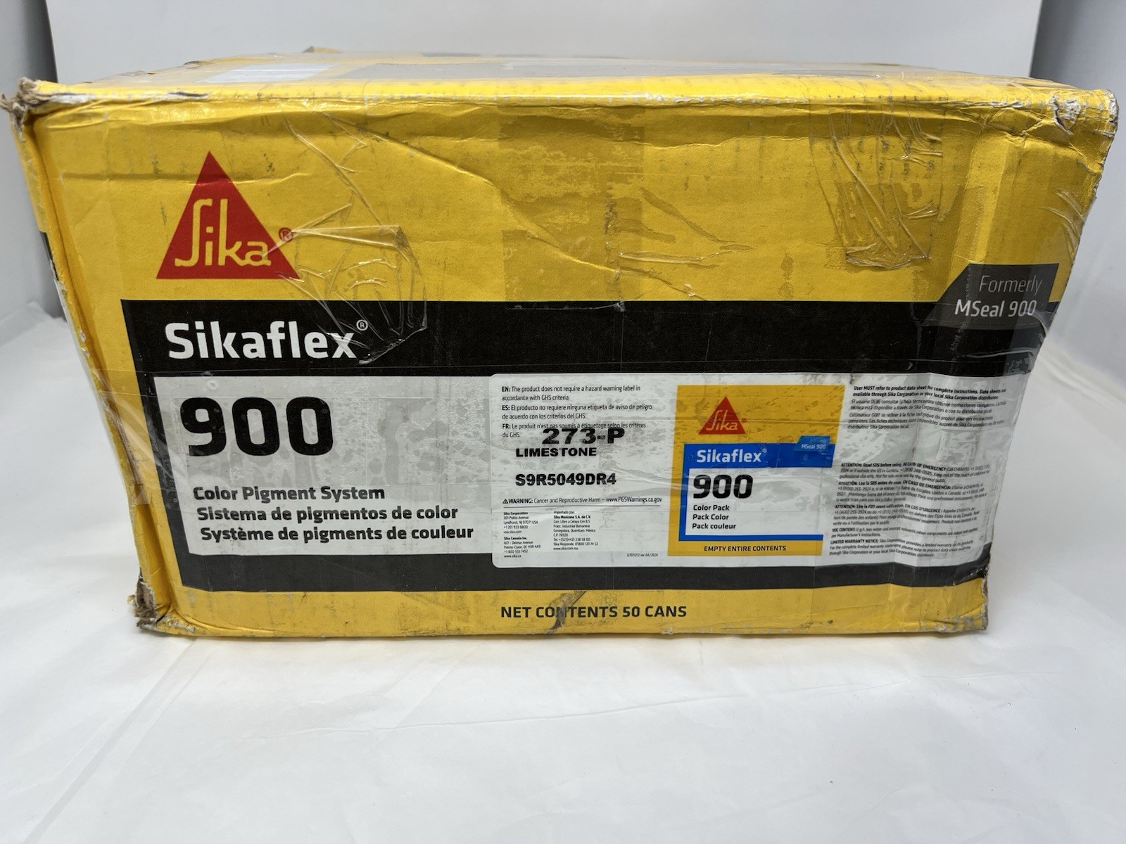 Sikaflex 900 Color Pack 273-P, Limestone, 10.5oz Cans ( Lot of 45x Cans)