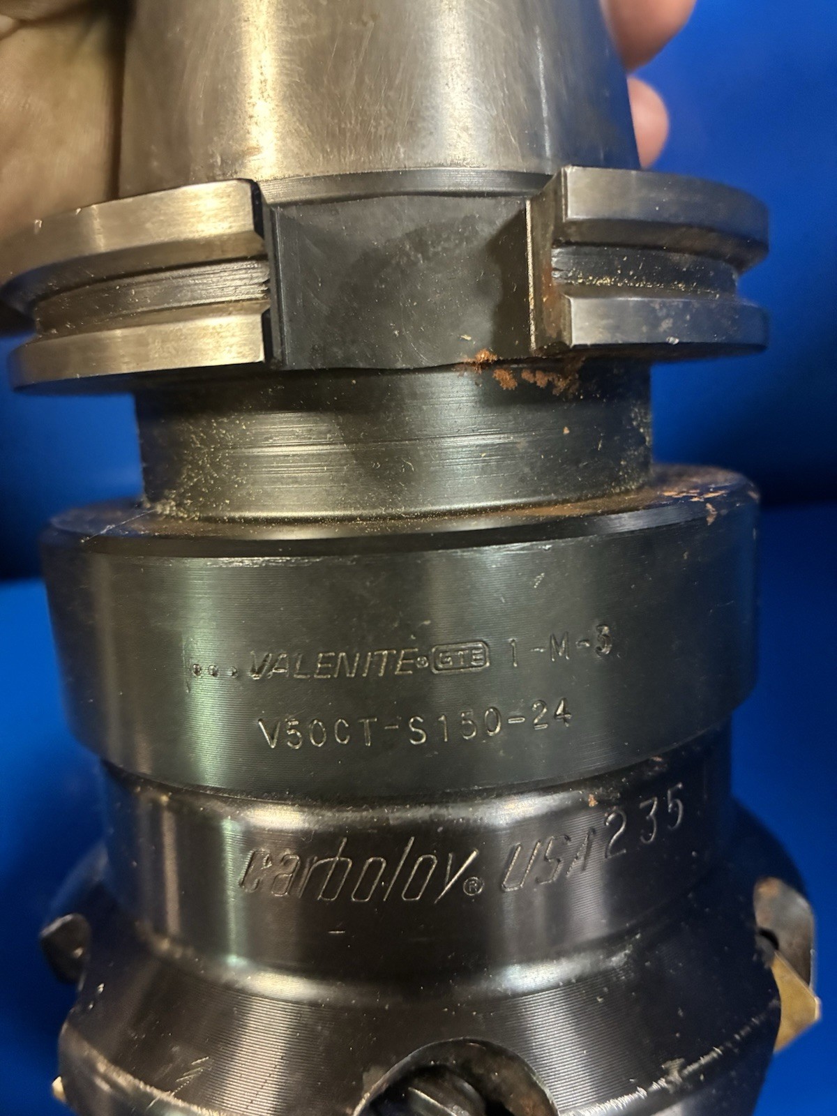 Valentine CAT50 Tool Holder Carbon 4” Face mill Combo