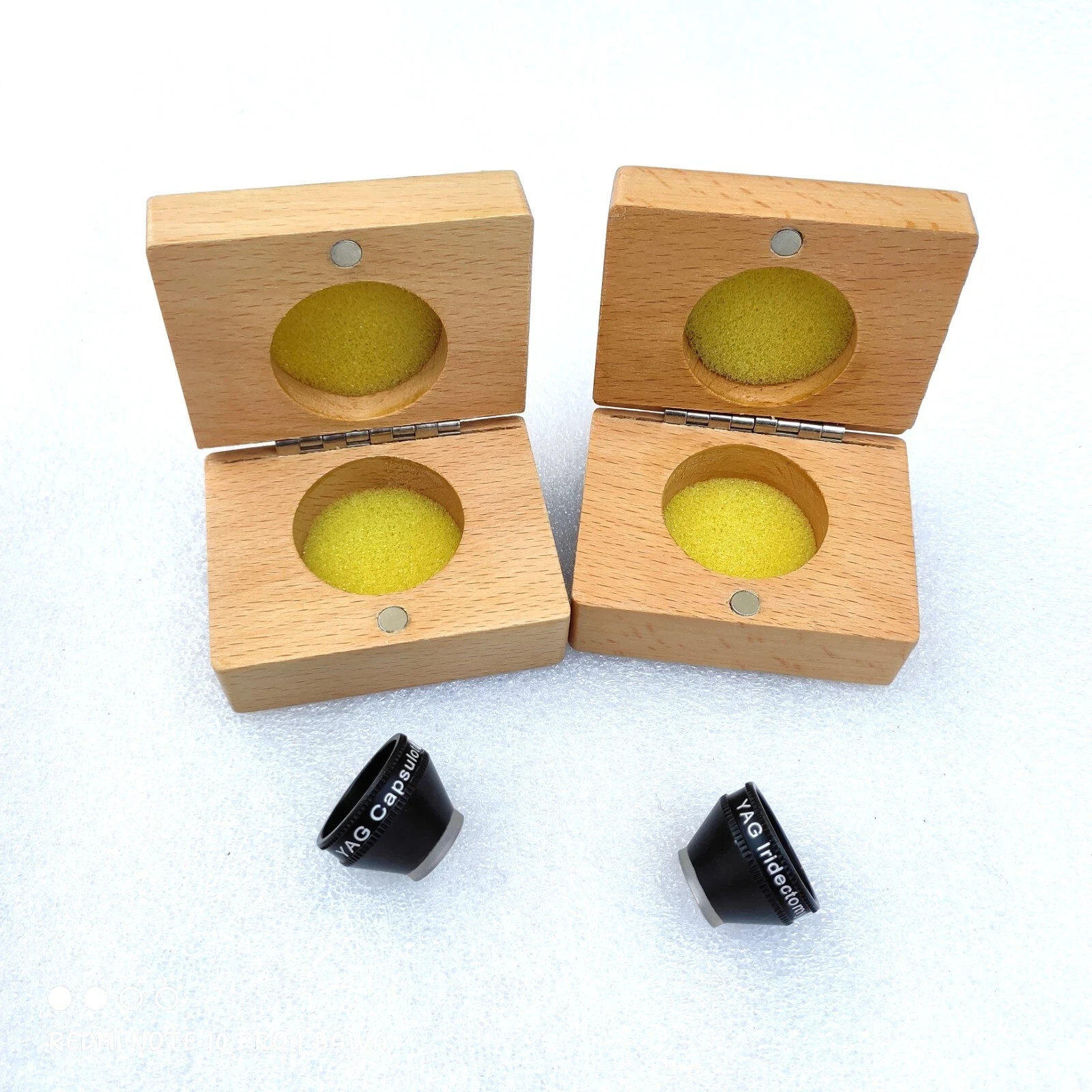 Eye Surgeon YAG Capsulotomy & YAG Iridectomy Laser Combo Lens Set For Optometry
