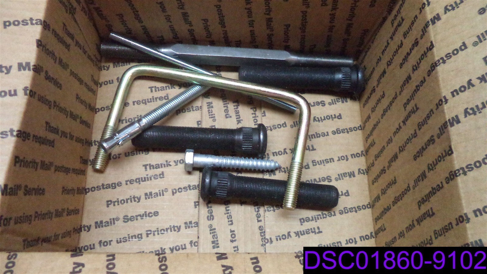 42 lbs: MIXED LOT OF BOLTS, NUTS, WASHERS & LOCK WASHERS, many types and styles