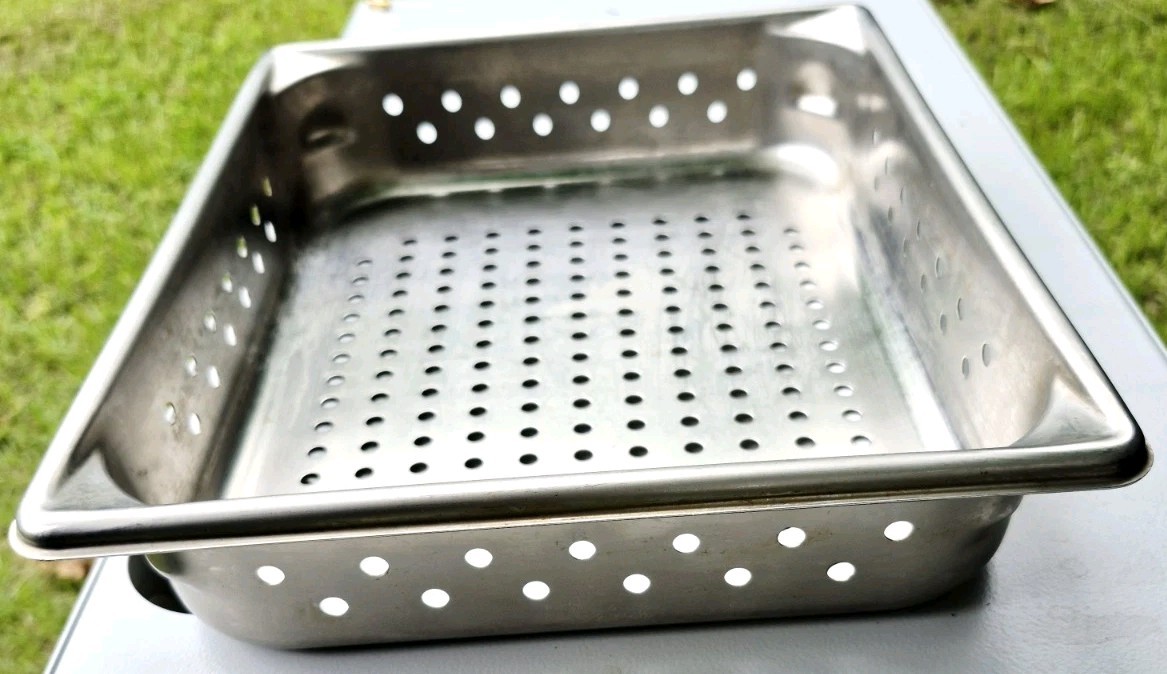 Vollrath 30223 Super Pan V Half Size x 2.5 D Steam Table Perforated Food Pan